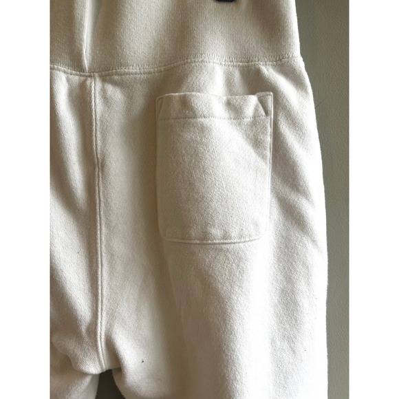 Vintage Reverse Weave White Champion Sweatpants M Comfy Casual Basic Activewear - Picture 8 of 14